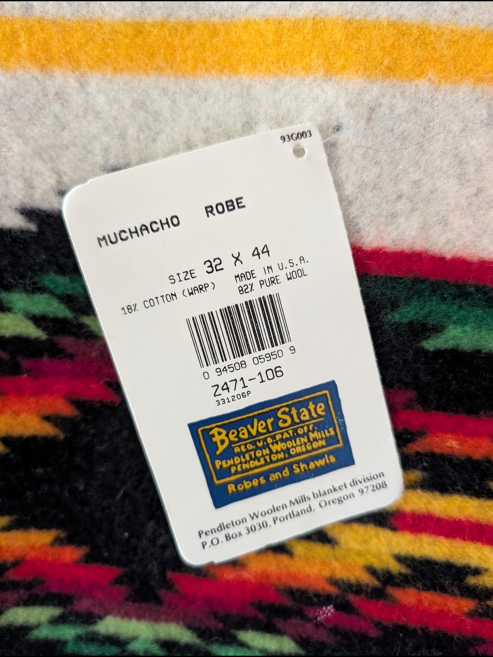 Pendleton Wool Indian Baby Blanket - Picture 6 of 6